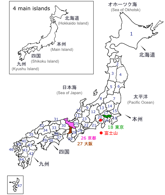 日本地図